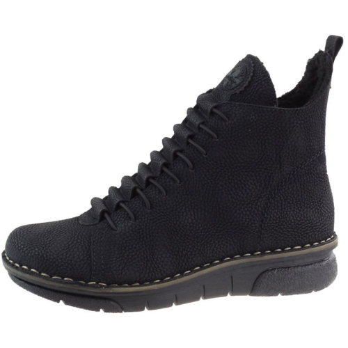 Botki damskie Rieker 73333-00 Czarne