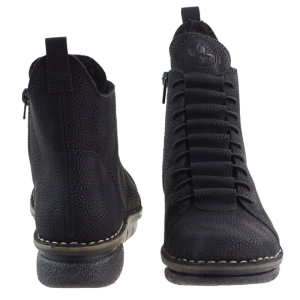 Botki damskie Rieker 73333-00 Czarne