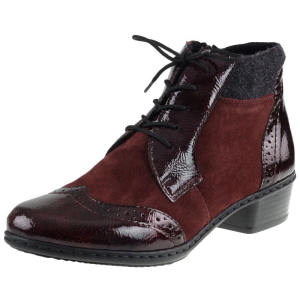 Botki Rieker Y0712-35 Bordowe