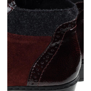 Botki Rieker Y0712-35 Bordowe