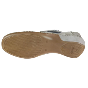 Półbuty Rieker 47176 Szare