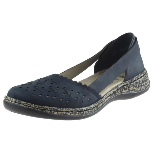 Sandały Rieker 46397-14 Niebieskie