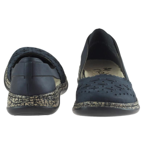 Sandały Rieker 46397-14 Niebieskie