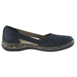 Sandały Rieker 46397-14 Niebieskie