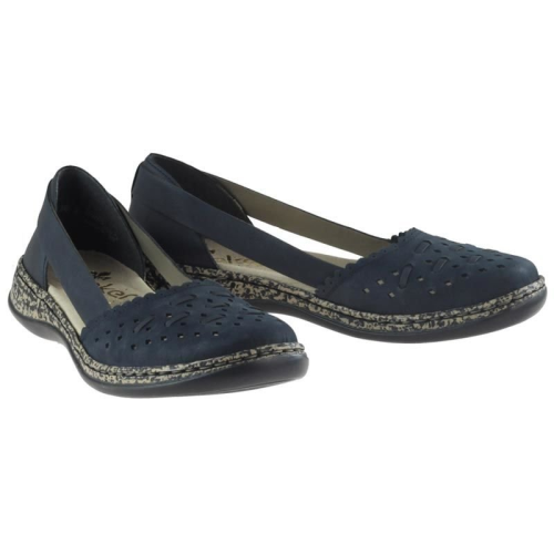 Sandały Rieker 46397-14 Niebieskie