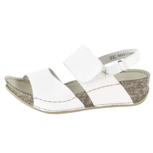 Sandały Rieker 69272 Białe