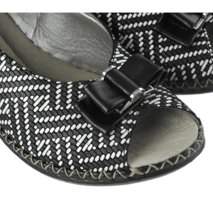 Sandały Rieker 66172 Czarno-białe