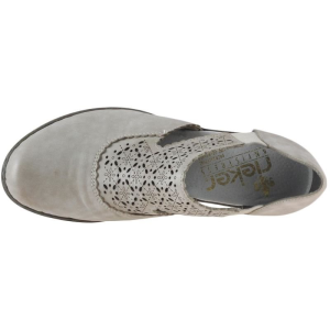 Półbuty Rieker 40983 Szare