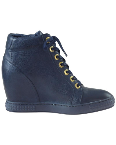 Botki Carinii B3028 Granatowe