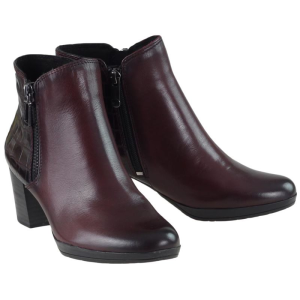 Botki Marco Tozzi 2-25388 Bordowe