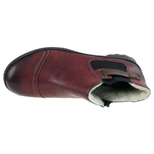 Botki Rieker Z2474 Bordowe