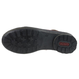 Botki Rieker Z2474 Bordowe