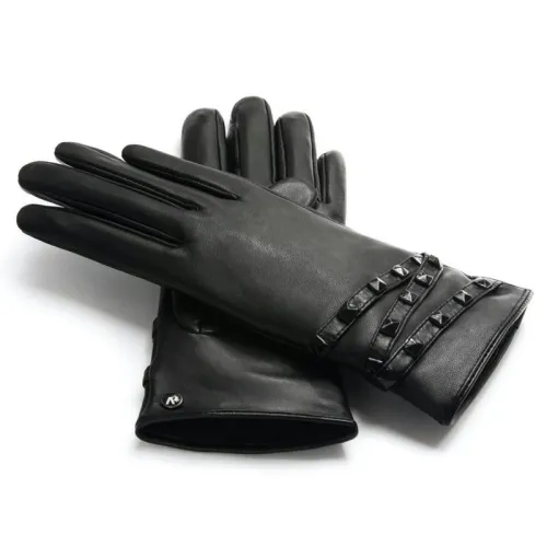 Rękawiczki damskie napoSTUD Czarne